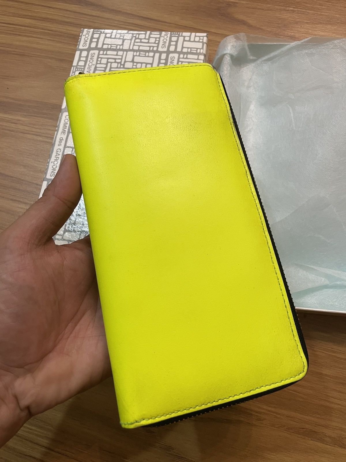 Comme des Garcons SS16 Comme des Garçons ‘Super Fluo’ Leather Long Wallet Size ONE SIZE - 4 Thumbnail