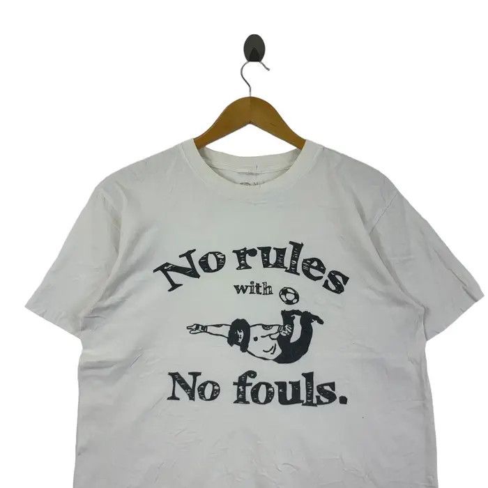 Vintage WIN OR WIN No Rules With No Fouls Football Tee Shirt Size US M / EU 48-50 / 2 - 2 Thumbnail