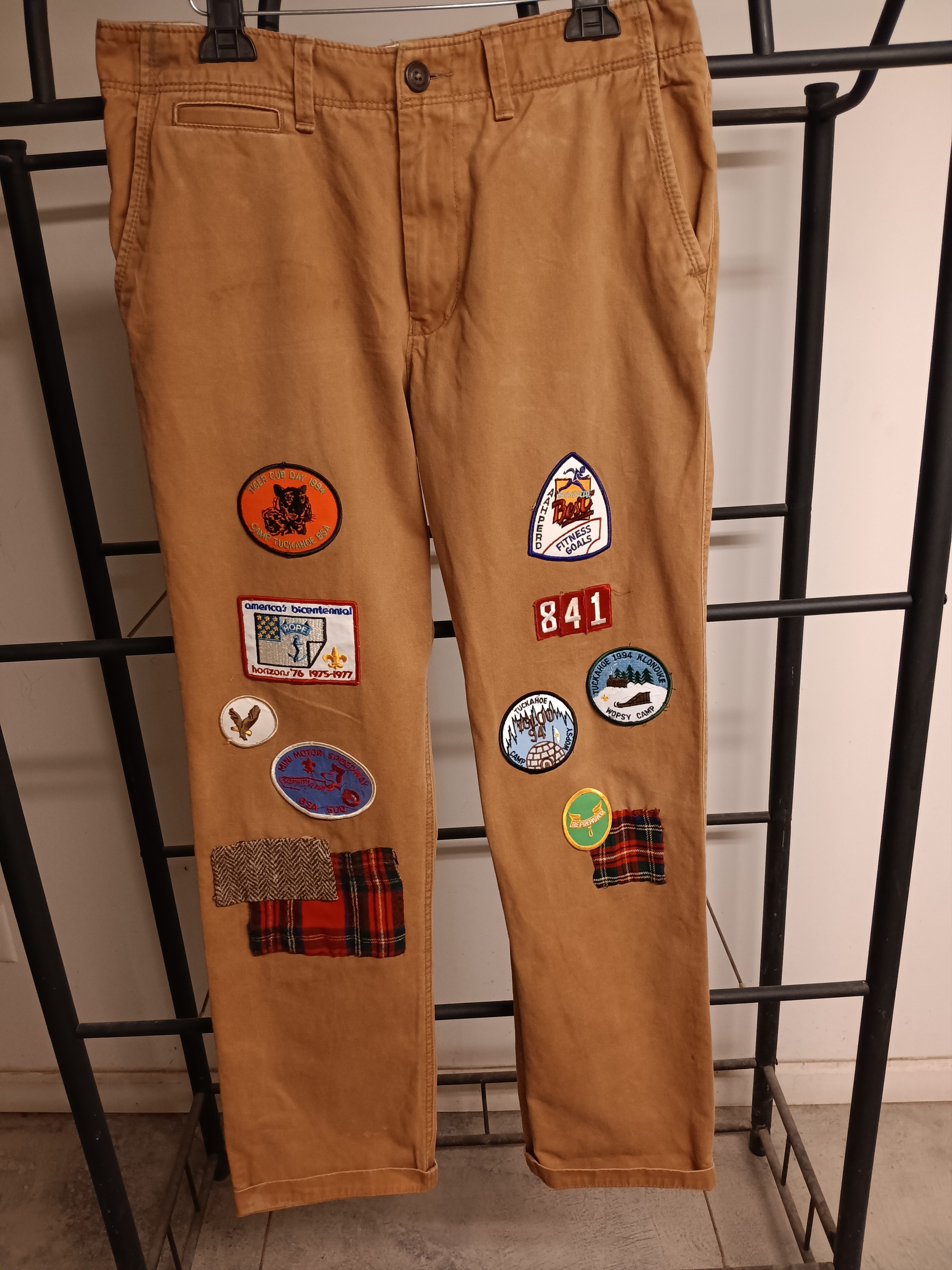 American Eagle Outfitters Custom Made American Eagle khakis 36x34 Read Discription ** Size US 36 / EU 52 - 2 Thumbnail