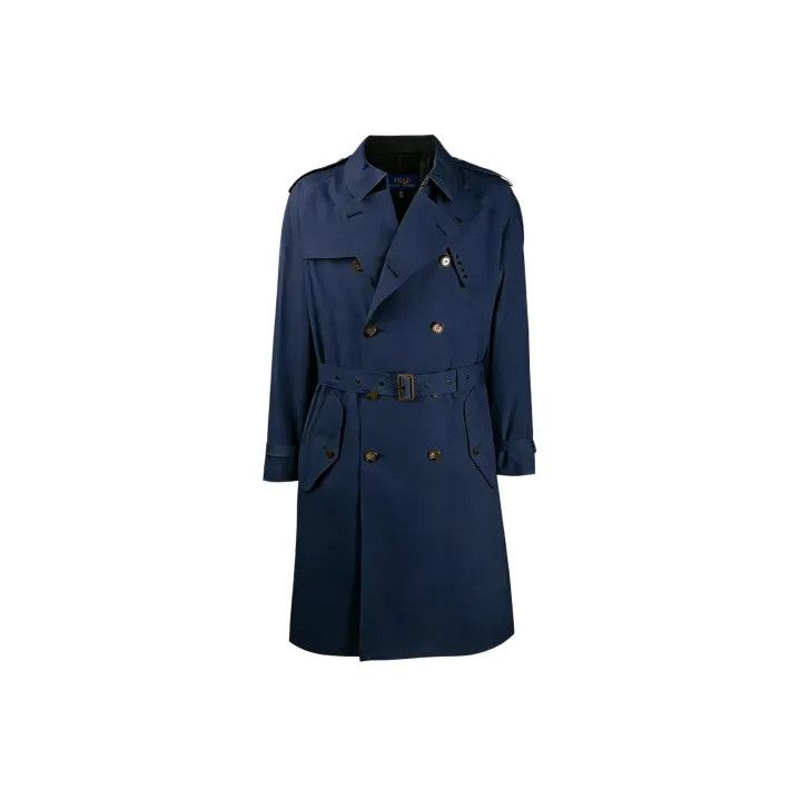 Polo Ralph Lauren Polo Ralph Lauren Double-Breasted Long-Sleeve Trench Coat Size US M / EU 48-50 / 2 - 1 Thumbnail