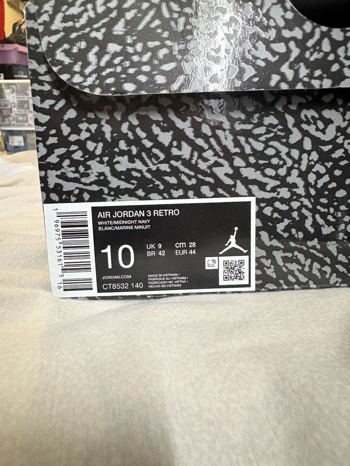 Jordan Brand Jordan 3 Midnight navy Size US 10 / EU 43 - 11 Thumbnail
