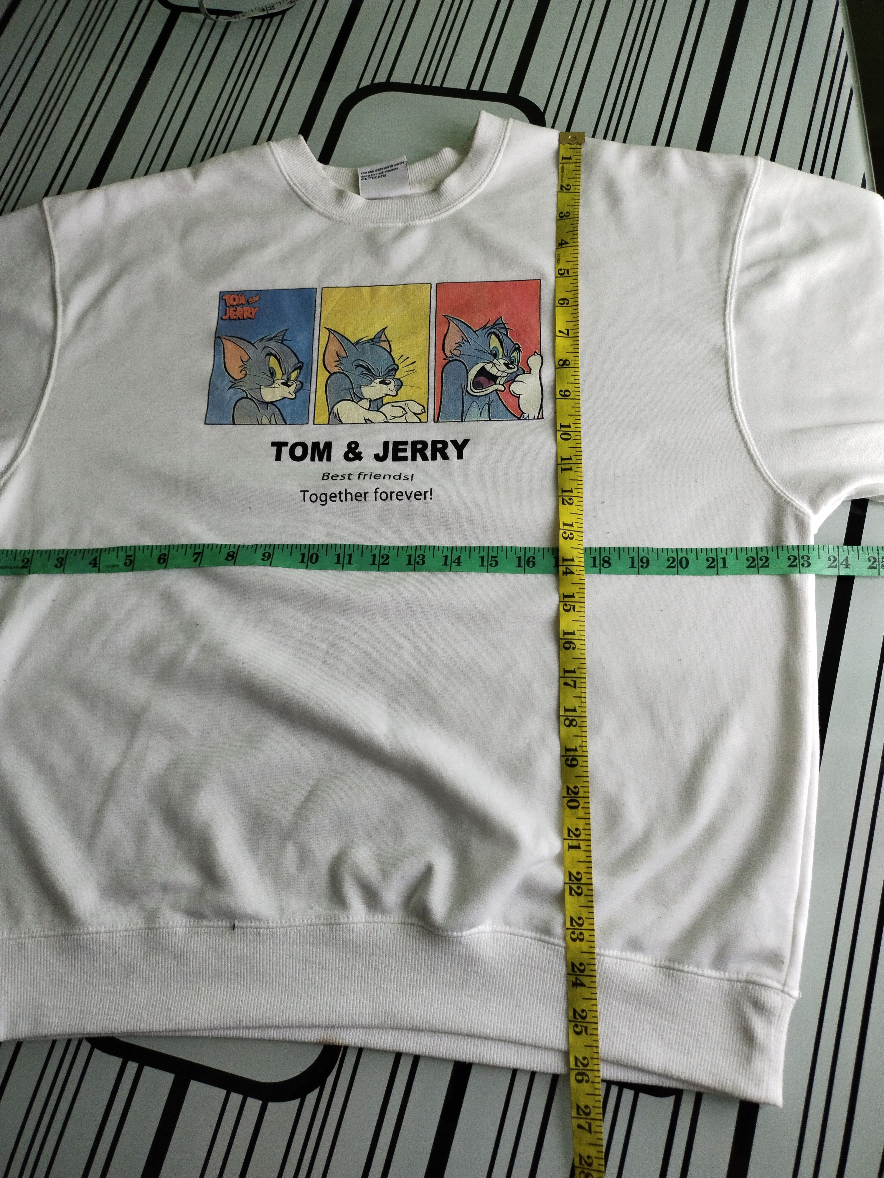 Anime × Vintage × Warner Bros Vtg Tom and Jerry American Animated Sweatshirt Size US M / EU 48-50 / 2 - 9 Thumbnail