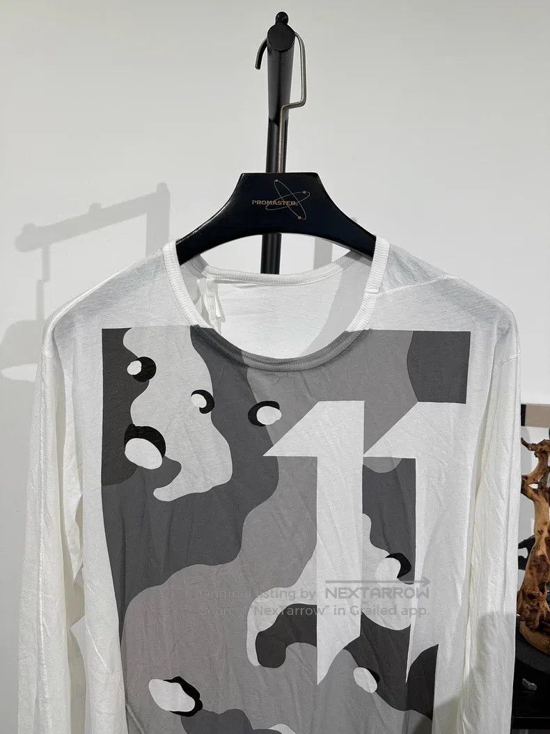 Boris Bidjan Saberi Boris Bidjan Saberi Camouflage print long sleeve tee with Size S / US 4 / IT 40 - 3 Thumbnail