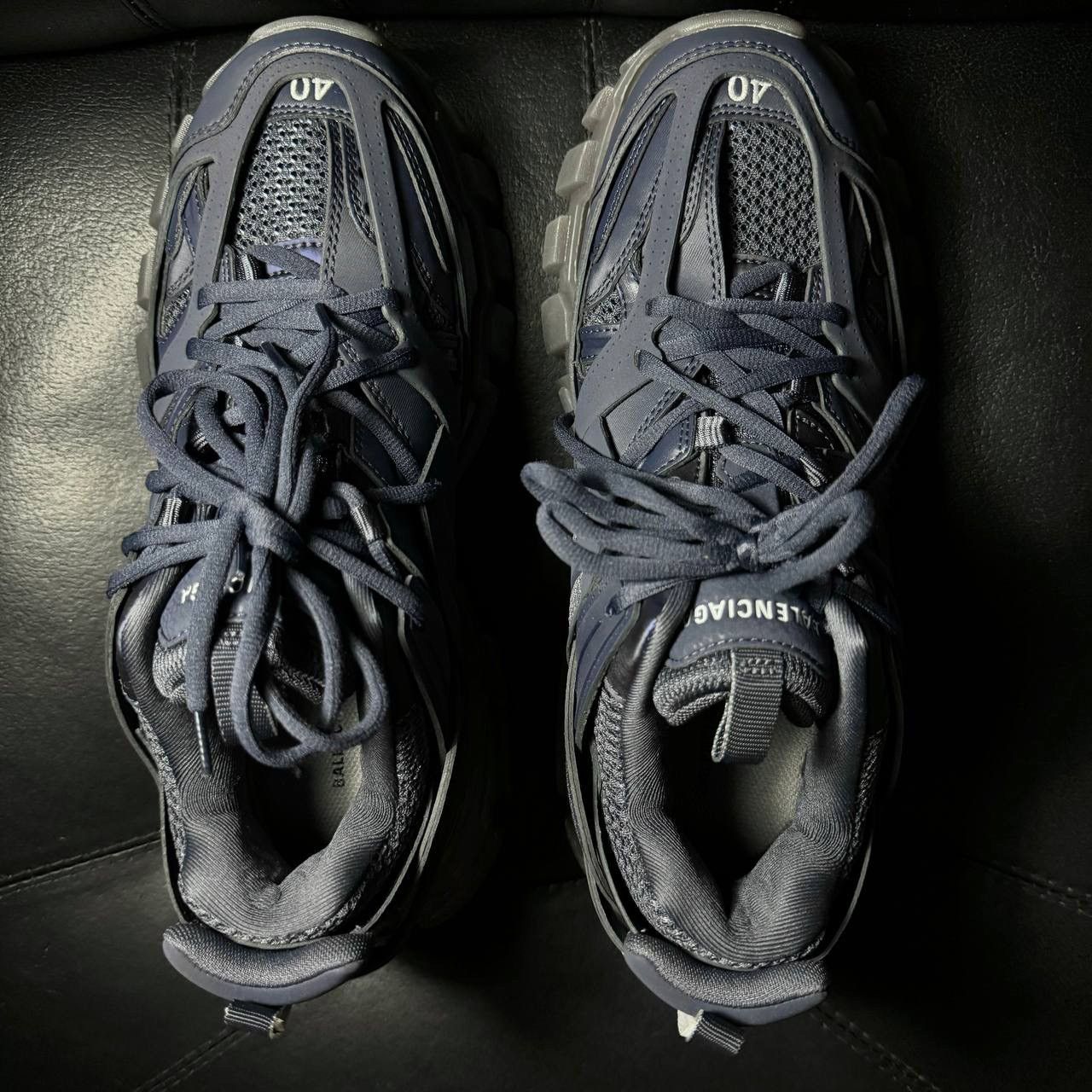 Balenciaga 40 Balenciaga track 1 Crearsole Blue Gray Size US 7 / EU 40 - 7 Thumbnail