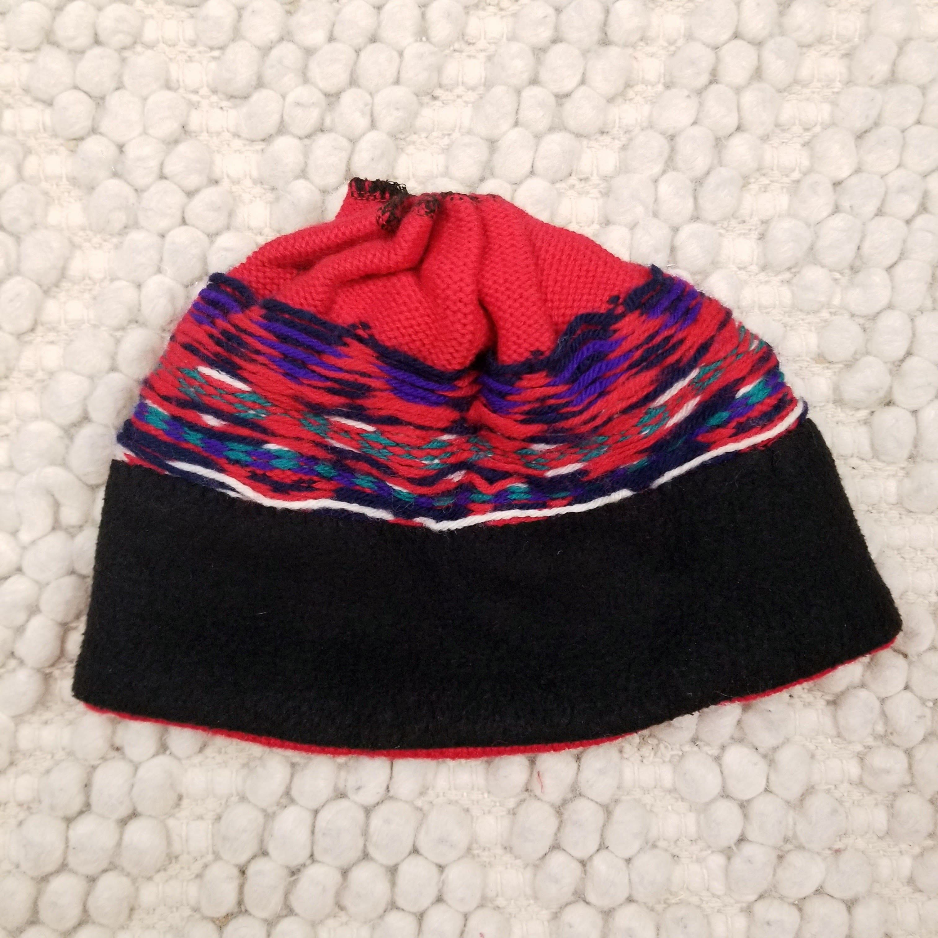 Other Merkley 100% Wool Patterned Beanie Beaded Pom Pom Tassel Size ONE SIZE - 10 Thumbnail