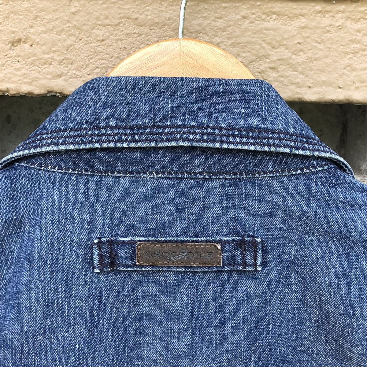 Vintage Vintage Crocodile Denim Zipper Jacket Size US M / EU 48-50 / 2 - 15 Thumbnail