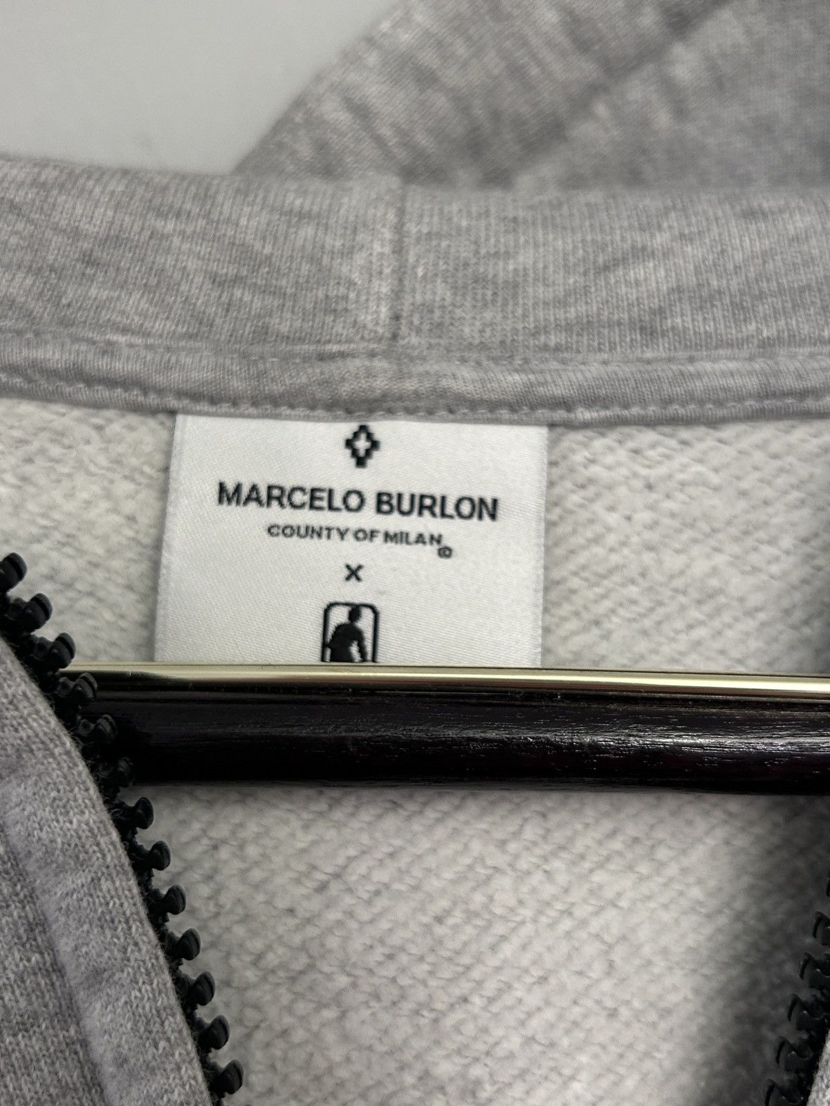 Marcelo Burlon Marcelo Burlon County of Milan x NBA Grey hoodie M Size US M / EU 48-50 / 2 - 8 Thumbnail