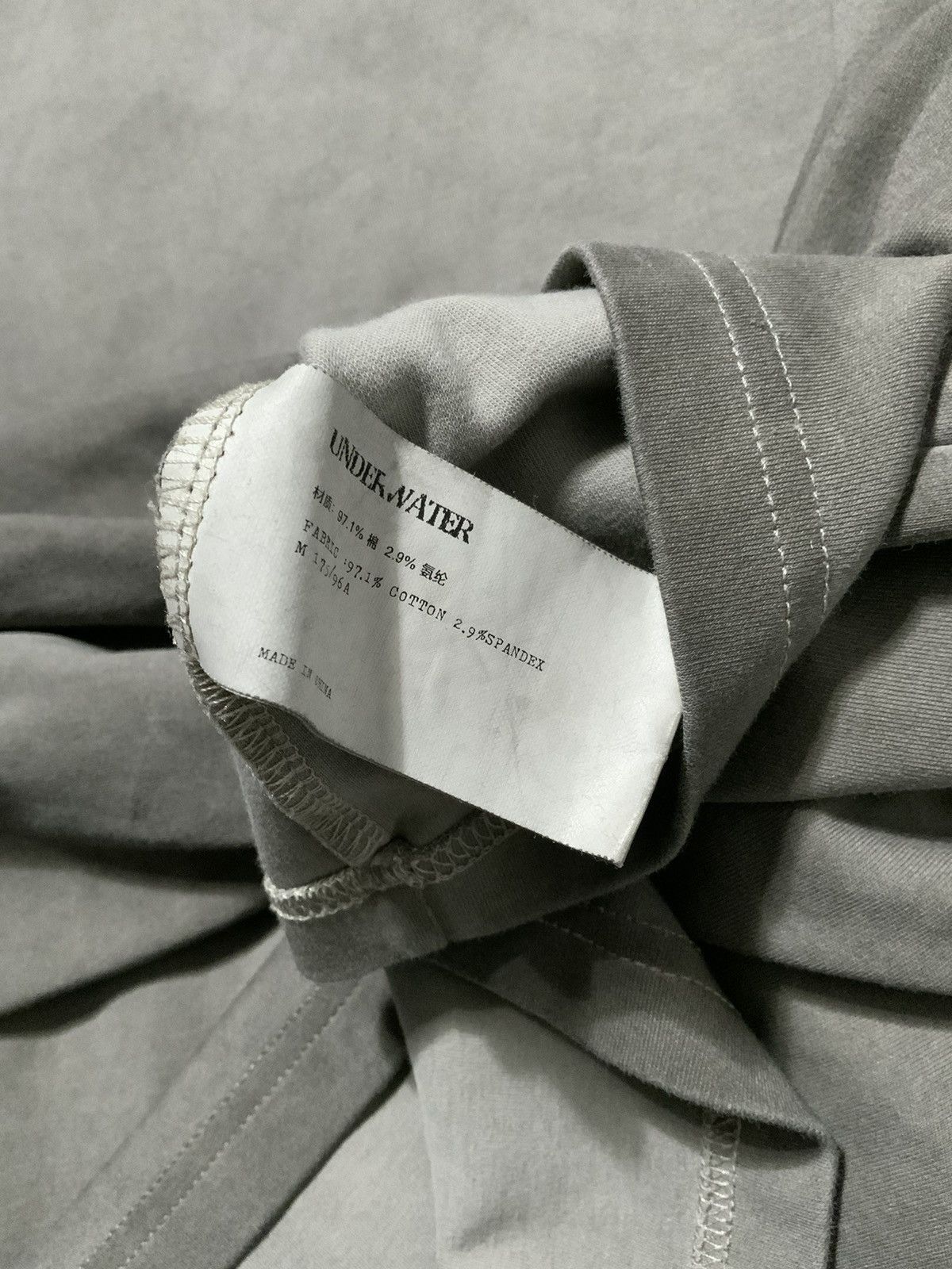 Other $110 Underwater Crucifix Cross Dyed Gray Crewneck T-Shirt Size US M / EU 48-50 / 2 - 8 Thumbnail
