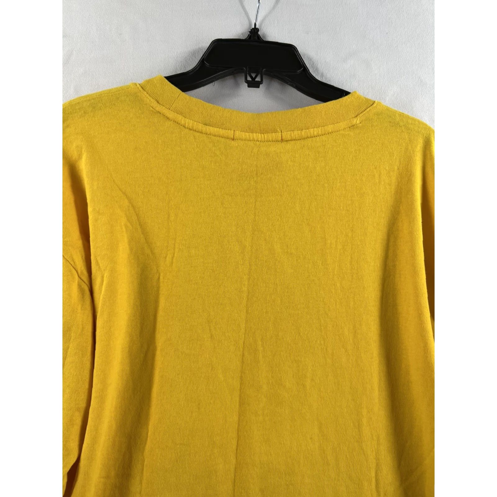 Forever 21 FOREVER 21 T-Shirt Shirt Yellow Cotton Knit Long Sleeve Crew Neck Cheetos Flame Casual Unisex Adults M Medium Vintage No Size M / US 6-8 / IT 42-44 - 7 Thumbnail