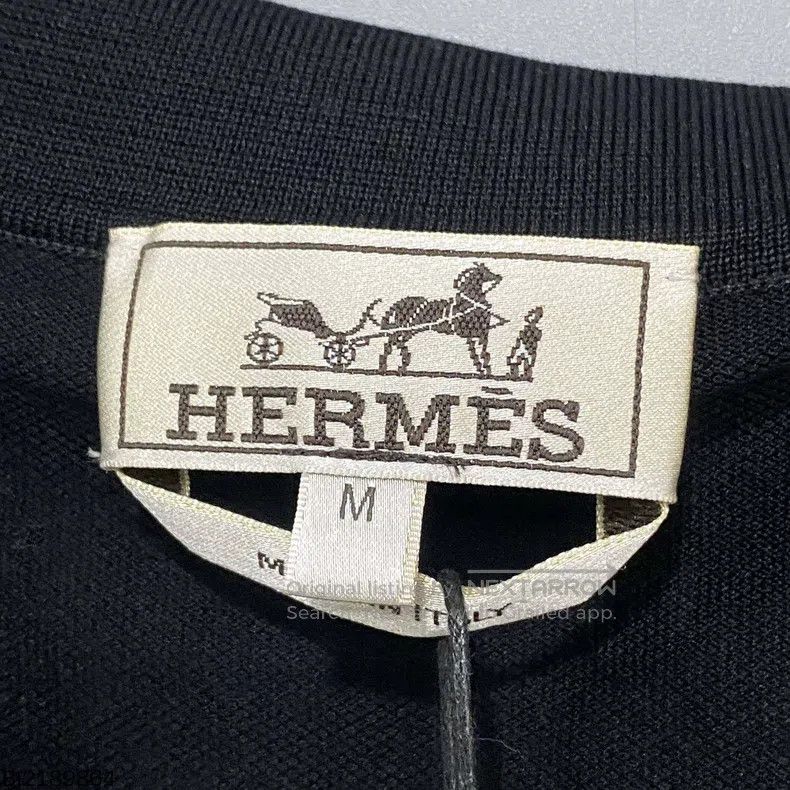 Hermes Hermes Embroidered Logo Pocket Polo Short Sleeve Size US M / EU 48-50 / 2 - 5 Thumbnail
