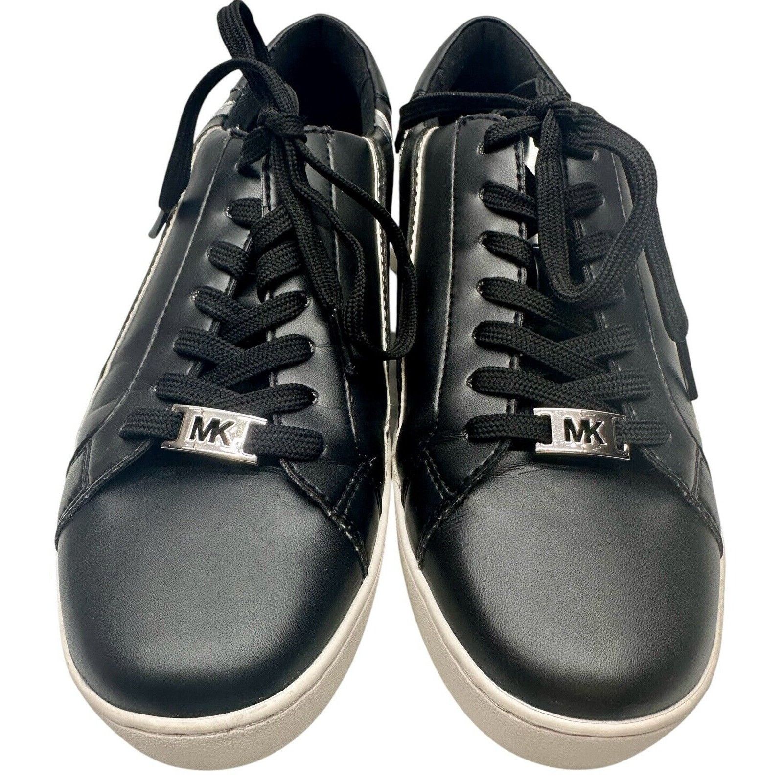 Michael Kors MICHAEL KORS Women Sz 8.5M SLADE Black Sneakers 45T2SLFS1L Size US 8.5 / IT 38.5 - 2 Thumbnail