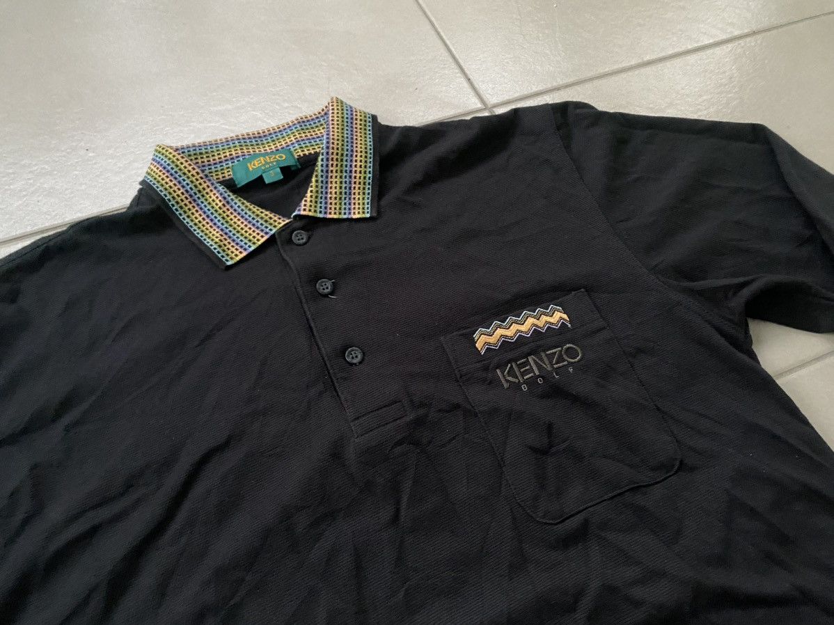 Japanese Brand × Kenzo × Vintage Vintage Kenzo Golf Polo Longsleeve Size US M / EU 48-50 / 2 - 2 Thumbnail