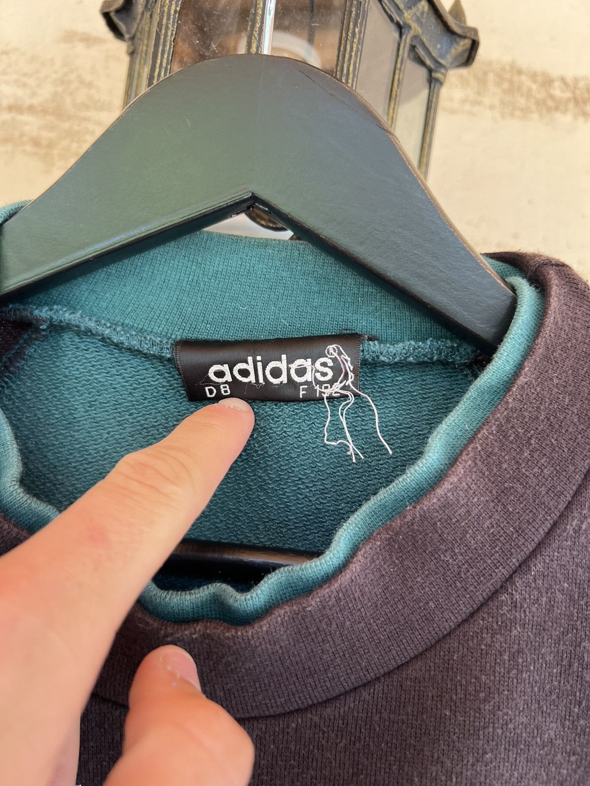 Vintage Adidas Y2K Sweatshirt Center Logo Size M