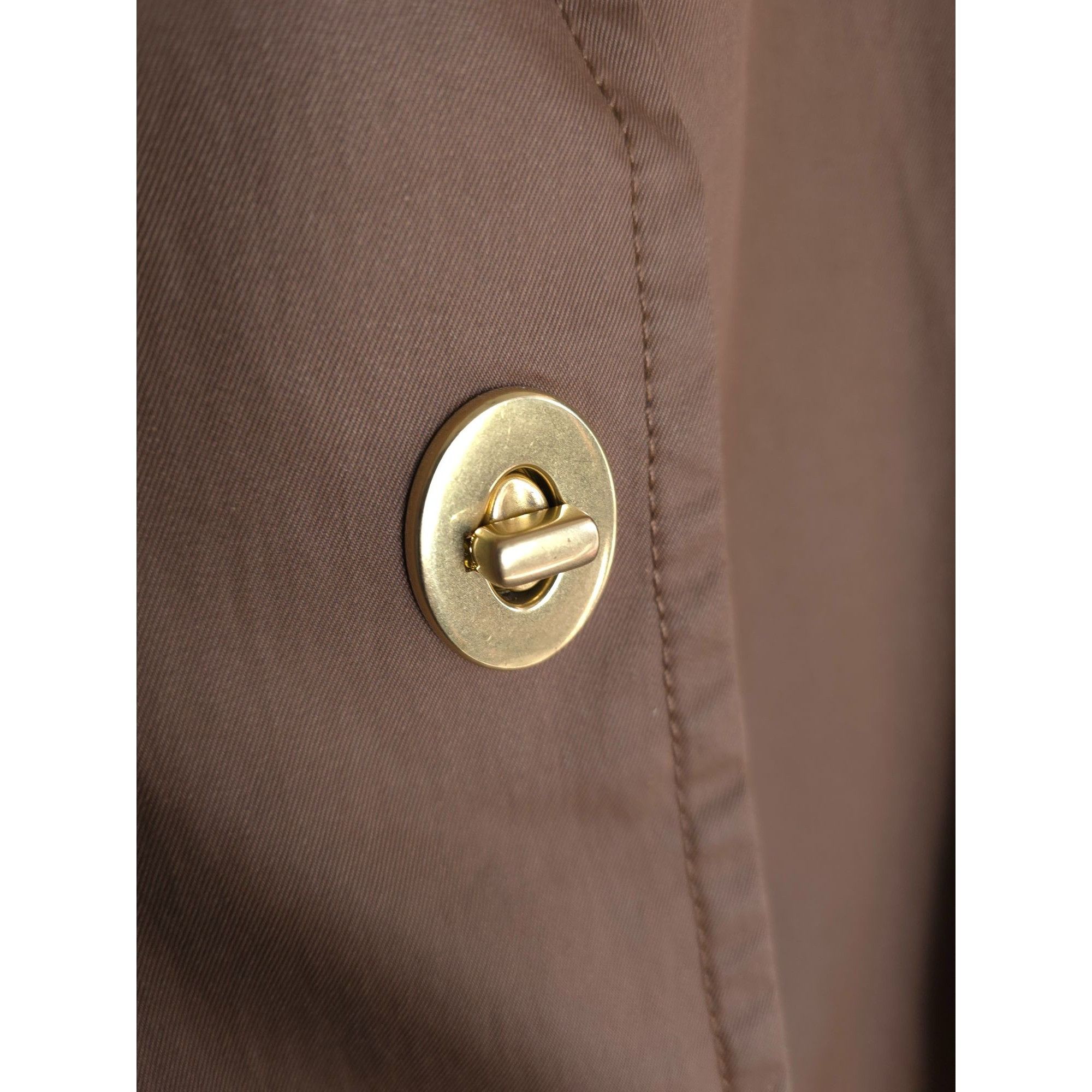 Coach Coach Womens Dark Brown turnlock Jacket vented Size L Size L / US 10 / IT 46 - 7 Thumbnail