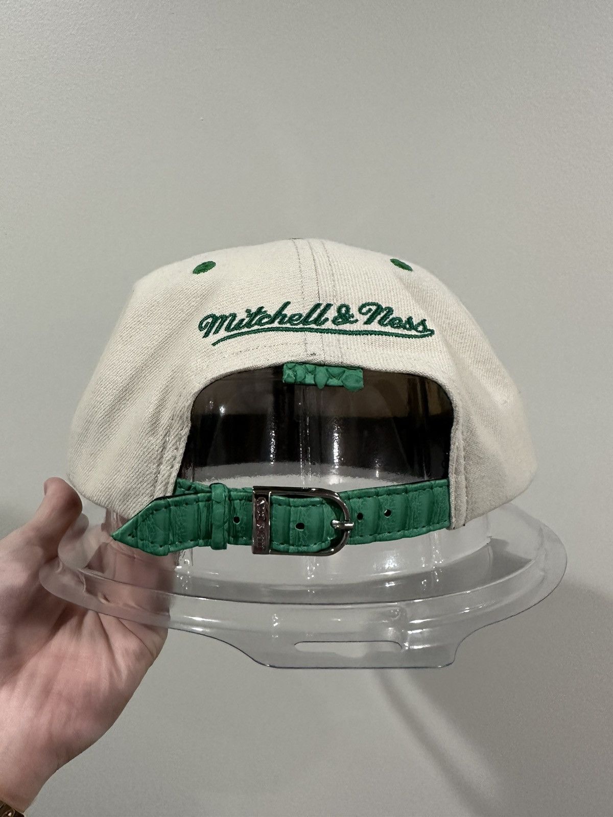Just Don Just Don x Mitchell & Ness NBA Boston Celtics Snakeskin Hat Size ONE SIZE - 12 Thumbnail