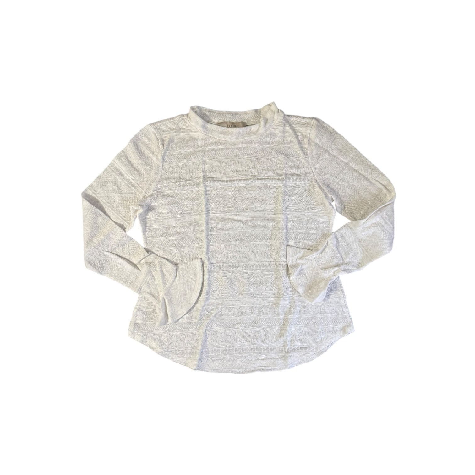 Other Ann Taylor Loft Ivory Long Sleeve Women’s Sweater – Medium Size M / US 6-8 / IT 42-44 - 1 Thumbnail