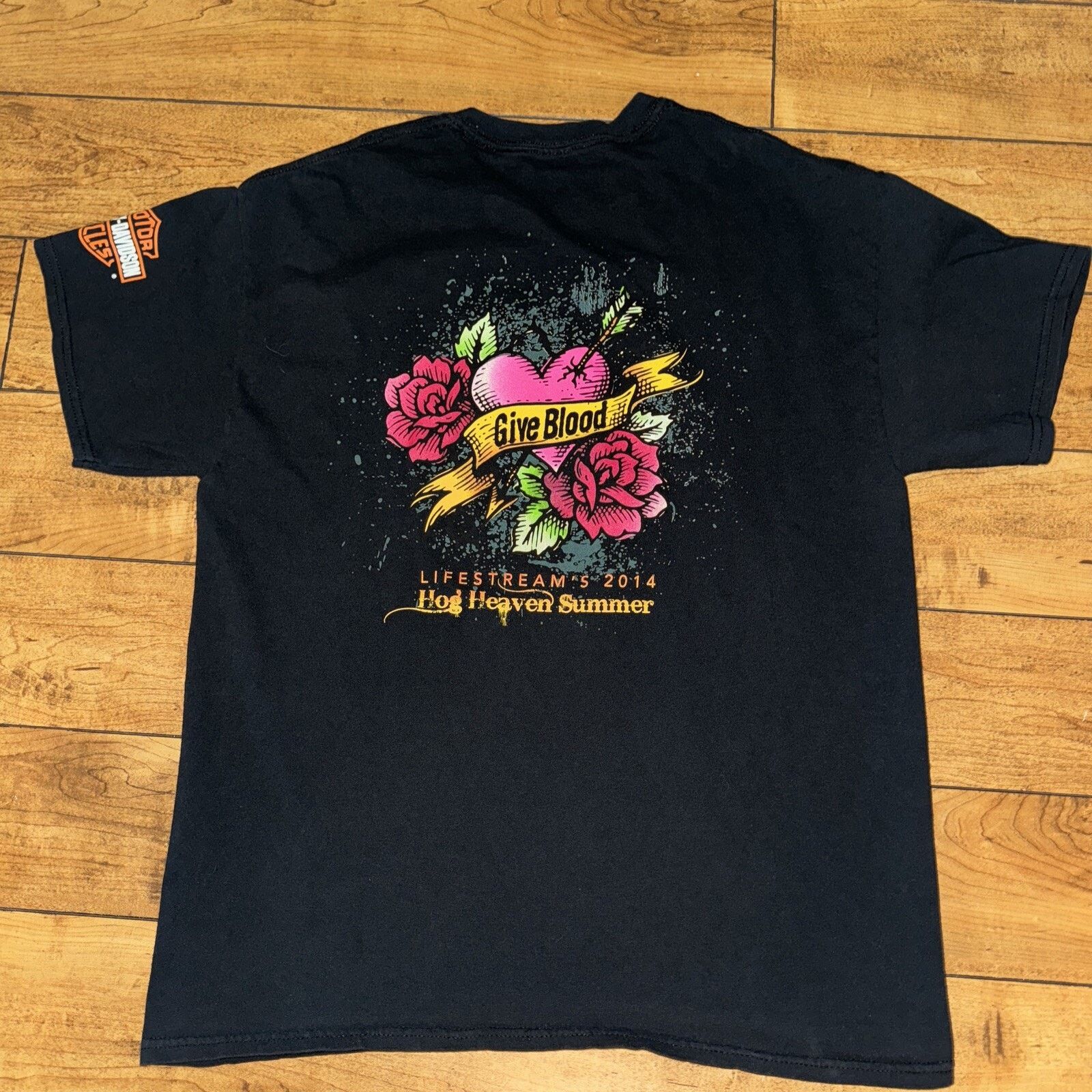 Harley Davidson Harley Davidson Live Stream T-Shirt Black Ed Hardy 20.5x27.5 Size US L / EU 52-54 / 3 - 1 Thumbnail