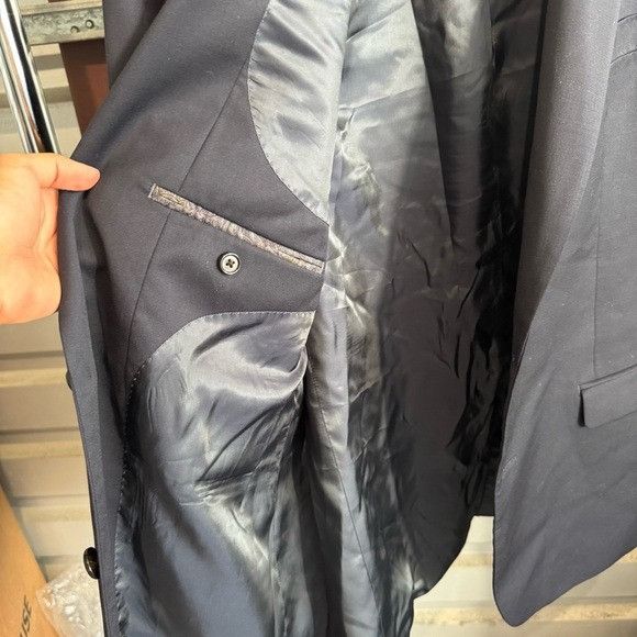 Ralph Lauren LAUREN by Ralph Lauren Men's Navy Blazer Sz 44L Size 44L - 4 Thumbnail