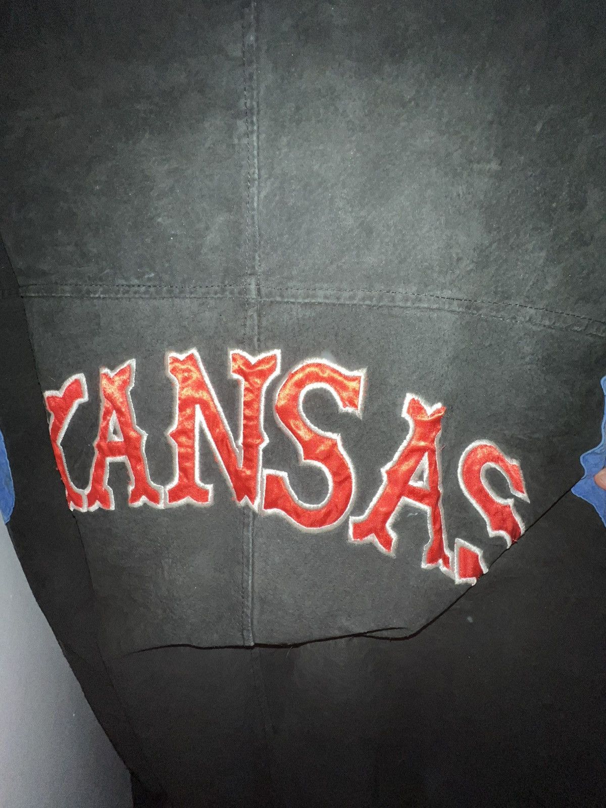 Vintage Kansas Jayhawks varsity jacket Size US XL / EU 56 / 4 - 4 Thumbnail