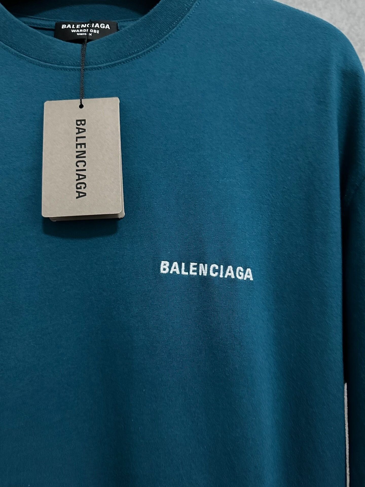 Balenciaga Balenciaga Embroidered Logo Short-Sleeve T-Shirt Size US S / EU 44-46 / 1 - 2 Thumbnail