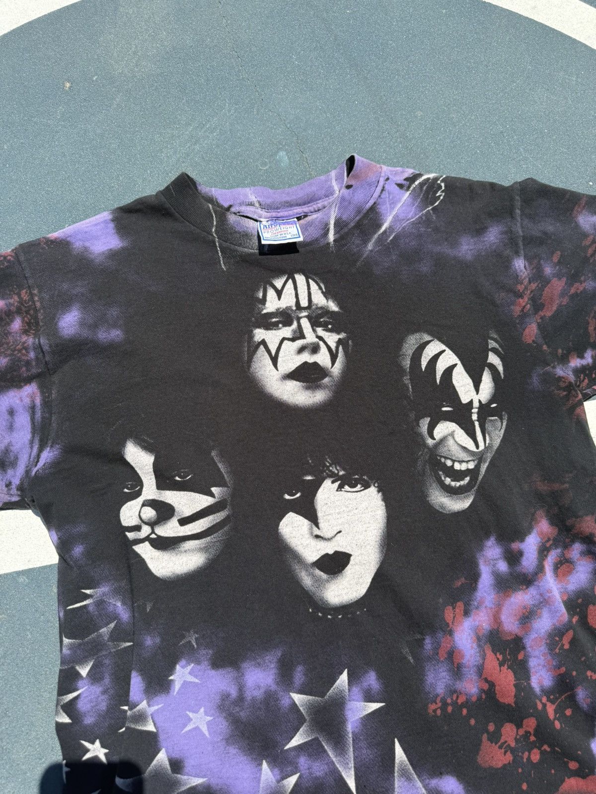All Sport Vintage 1996 OG KISS Alive / WorldWide Tshirt. Size US L / EU 52-54 / 3 - 2 Thumbnail