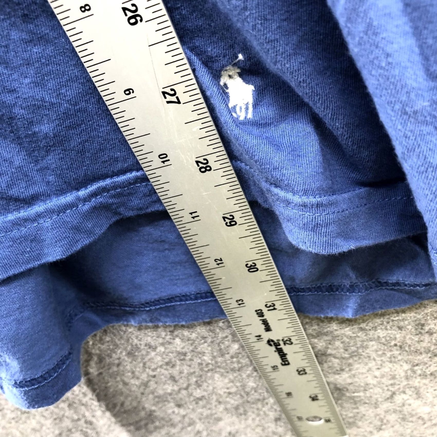 Polo Ralph Lauren Polo Ralph Lauren T Shirt Mens 2XL Short Sleeve Blue Crewneck Pony Logo Cotton Size US XXL / EU 58 / 5 - 7 Thumbnail