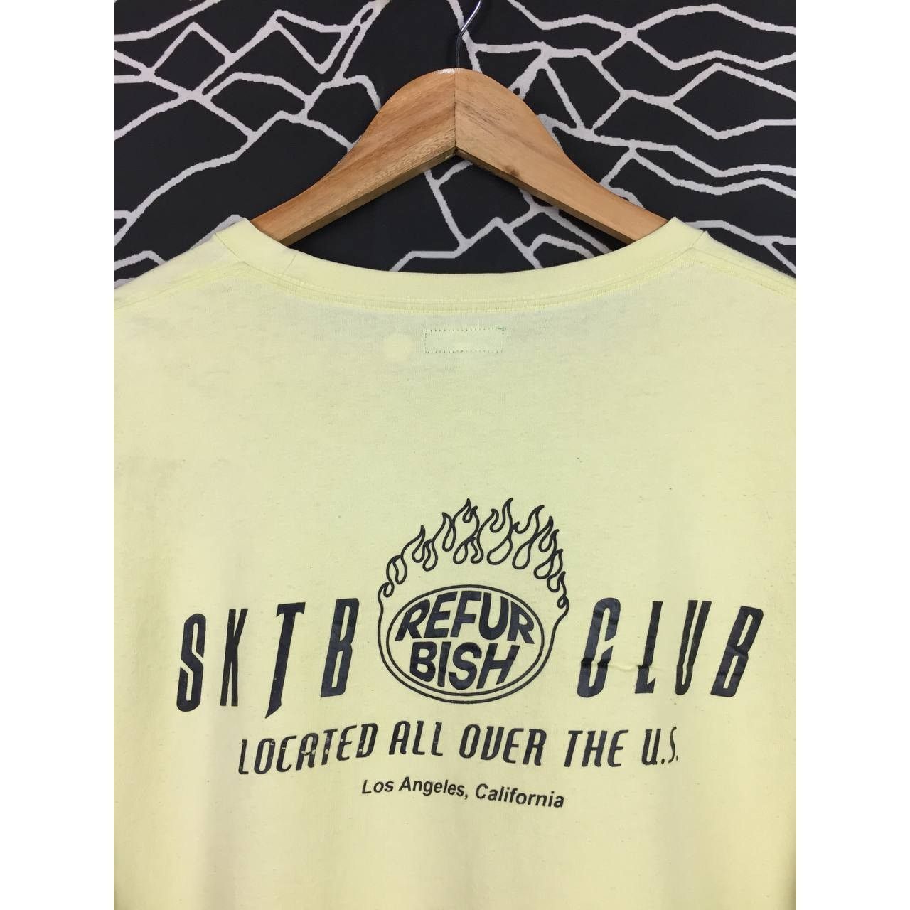 Japanese Brand × Vintage Refurbish Skateboards Club Los Angeles Flame Slave Tee Size US XL / EU 56 / 4 - 3 Thumbnail