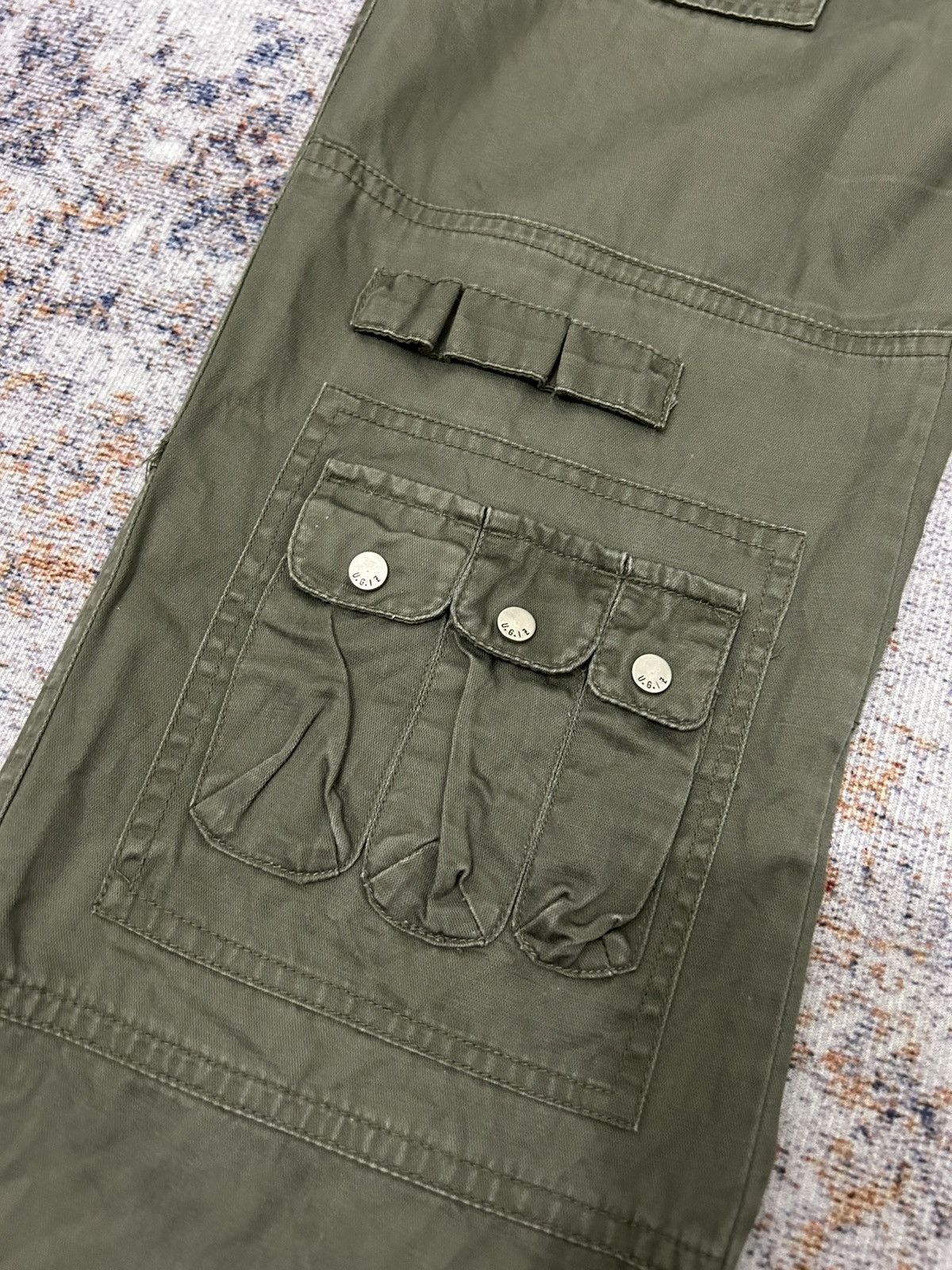 Hysteric Glamour × Japanese Brand × Tete Homme Ugiz Cargo Multipocket Pants Size US 31 - 6 Thumbnail