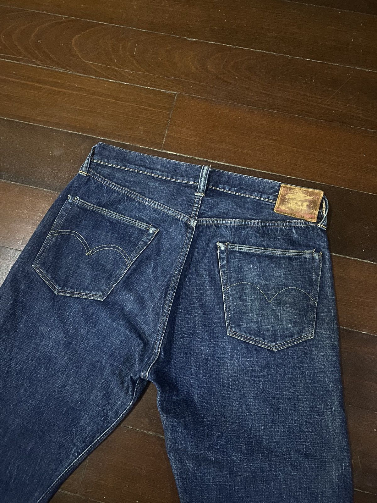 Warehouse Warehouse 1003XX Jeans Buffalo Patch Vintage Distressed B-1 Size US 34 / EU 50 - 6 Thumbnail