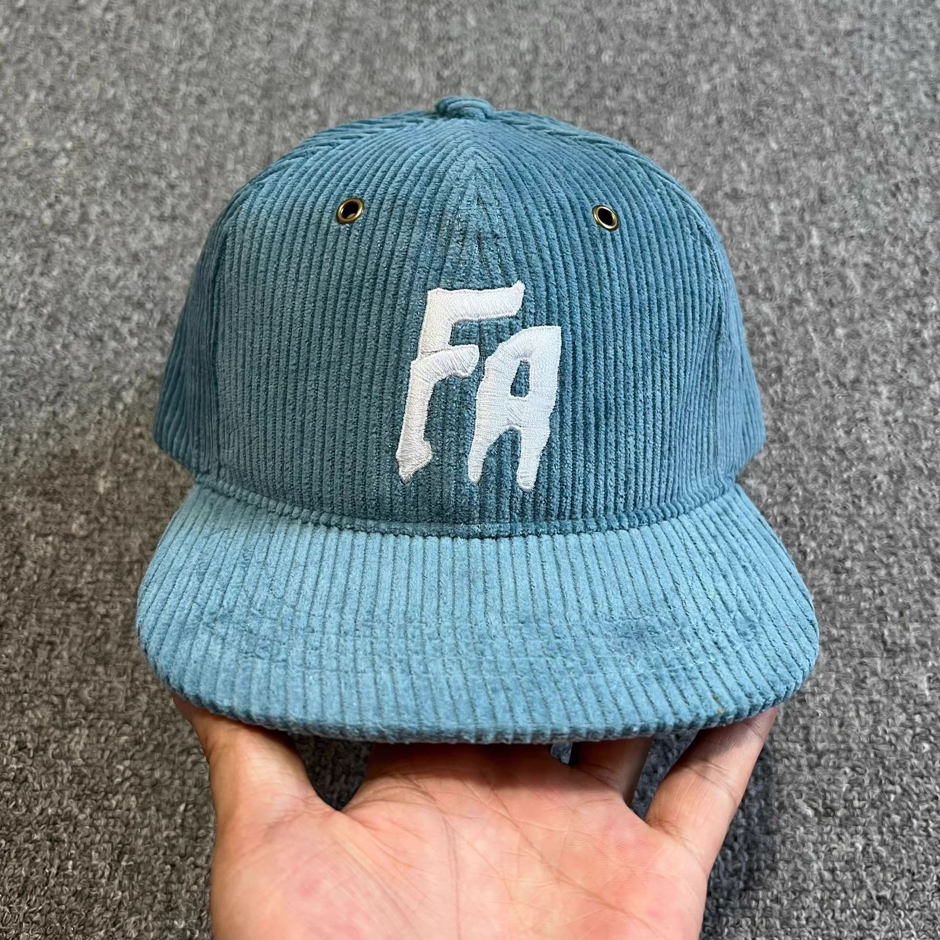 Fucking Awesome Fucking Awesome Corduroy Flat Brim Baseball Cap Q7 Size ONE SIZE - 1 Thumbnail