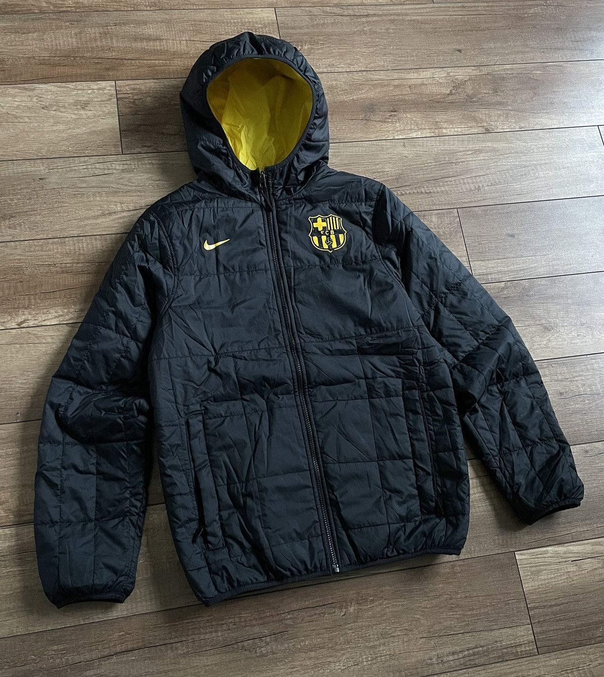 Nike Nike F.C. Barcelona Reversible Hooded Jacket Insulated Size US S / EU 44-46 / 1 - 2 Thumbnail