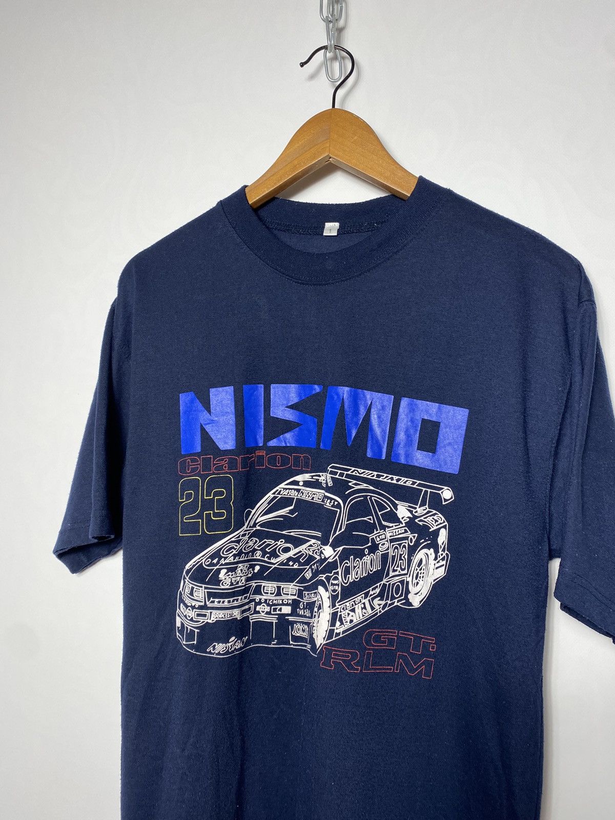 Sports Specialties × Vintage Rare 90s Nismo Clarion 23 GT:RLM Vintage T-shirt Tee Size US M / EU 48-50 / 2 - 2 Thumbnail