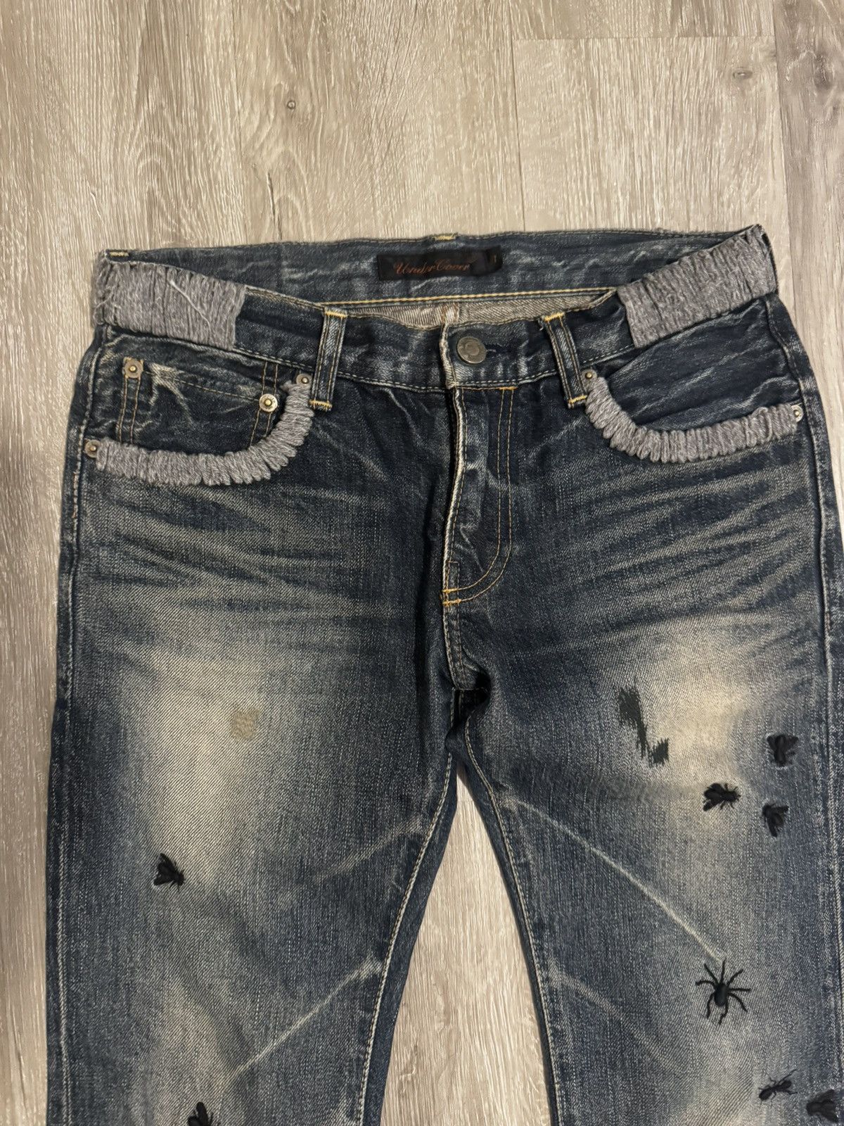Undercover Undercover AW06 bug denim Size 27" / US 4 / IT 40 - 2 Thumbnail