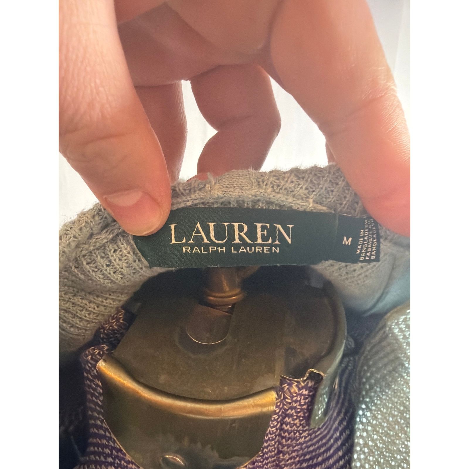 Other LRL Lauren Ralph Lauren Womens Pullover Knit Top Hoodie m Size M / US 6-8 / IT 42-44 - 5 Thumbnail