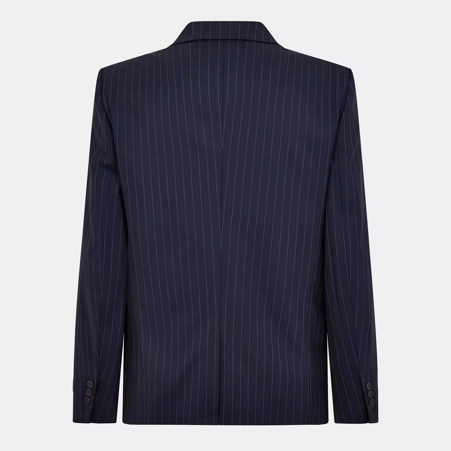 Balmain o1g2r1mq0426 Tailored Structured Blazer in Blue Size US L / EU 52-54 / 3 - 2 Thumbnail