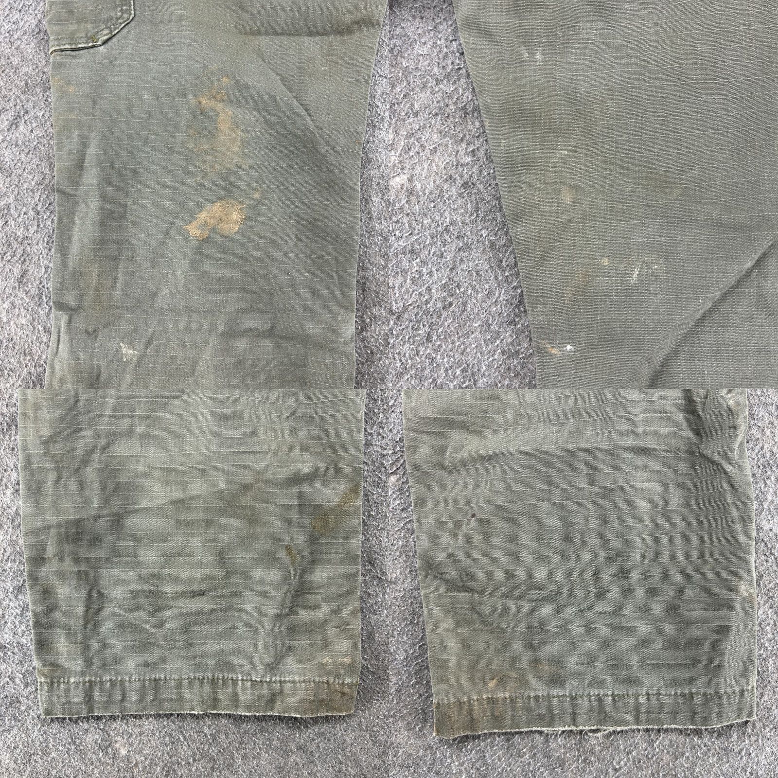 Carhartt VINTAGE Carhartt Pants Mens 34x29 Green Cargo Ripstop Relaxed Workwear Thrashed B342 MOS Size US 34 / EU 50 - 10 Thumbnail