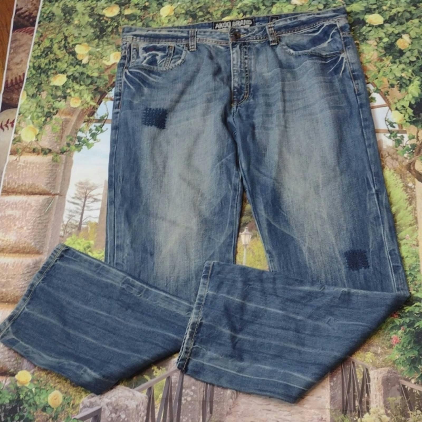 AKOO Akoo relaxed fit jeans size 40 Size US 40 / EU 56 - 1 Thumbnail