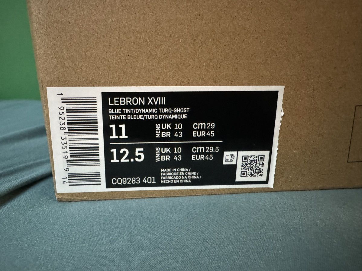 Nike Nike LeBron 18 Diana Taurasi 2021 Size US 11 / EU 44 - 6 Thumbnail