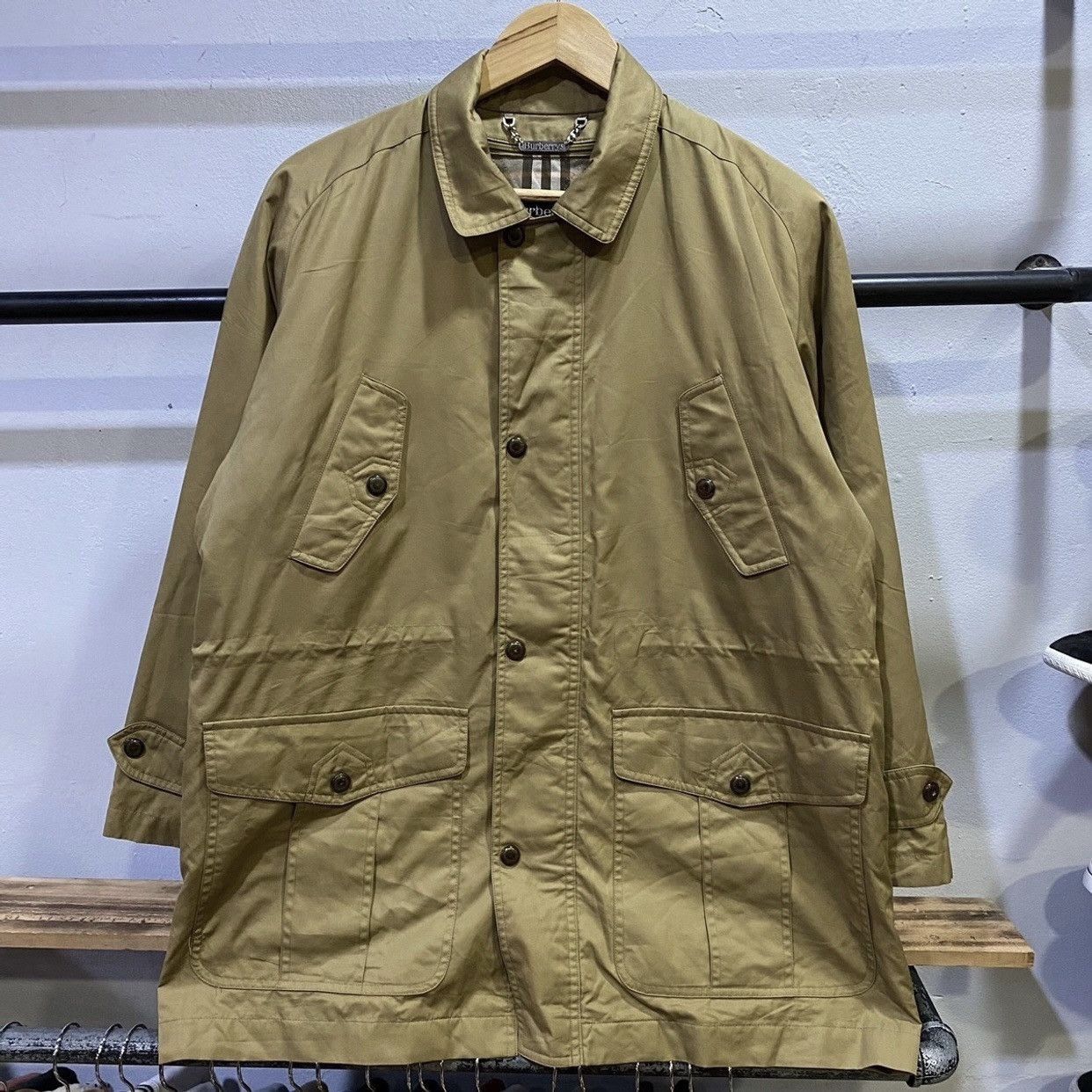 Burberry × Burberry Prorsum VINTAGE 90s‼️ Burberrys Hunting Jackets Size US M / EU 48-50 / 2 - 1 Thumbnail