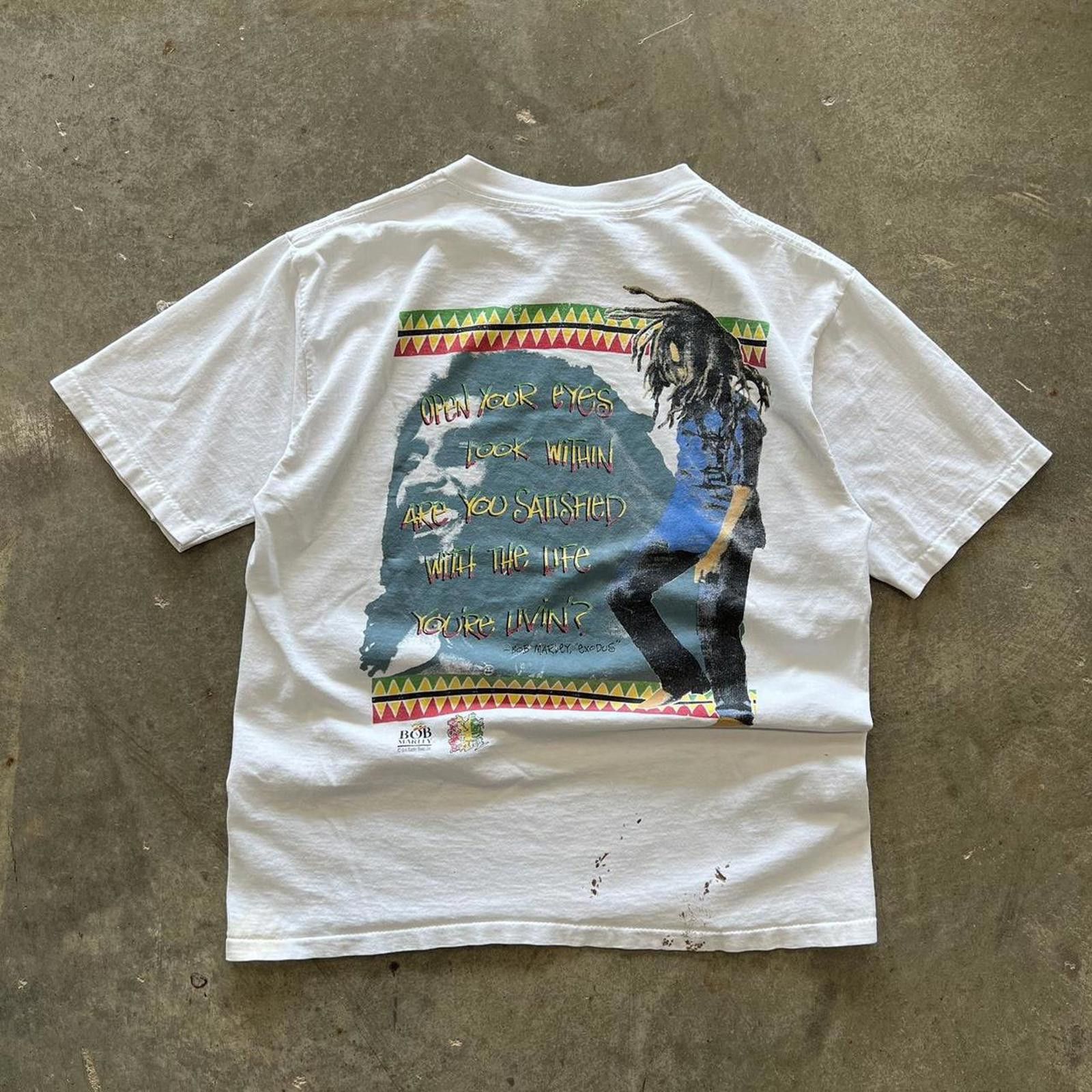 Crazy Vintage Y2K Bob Marley Promo Tee