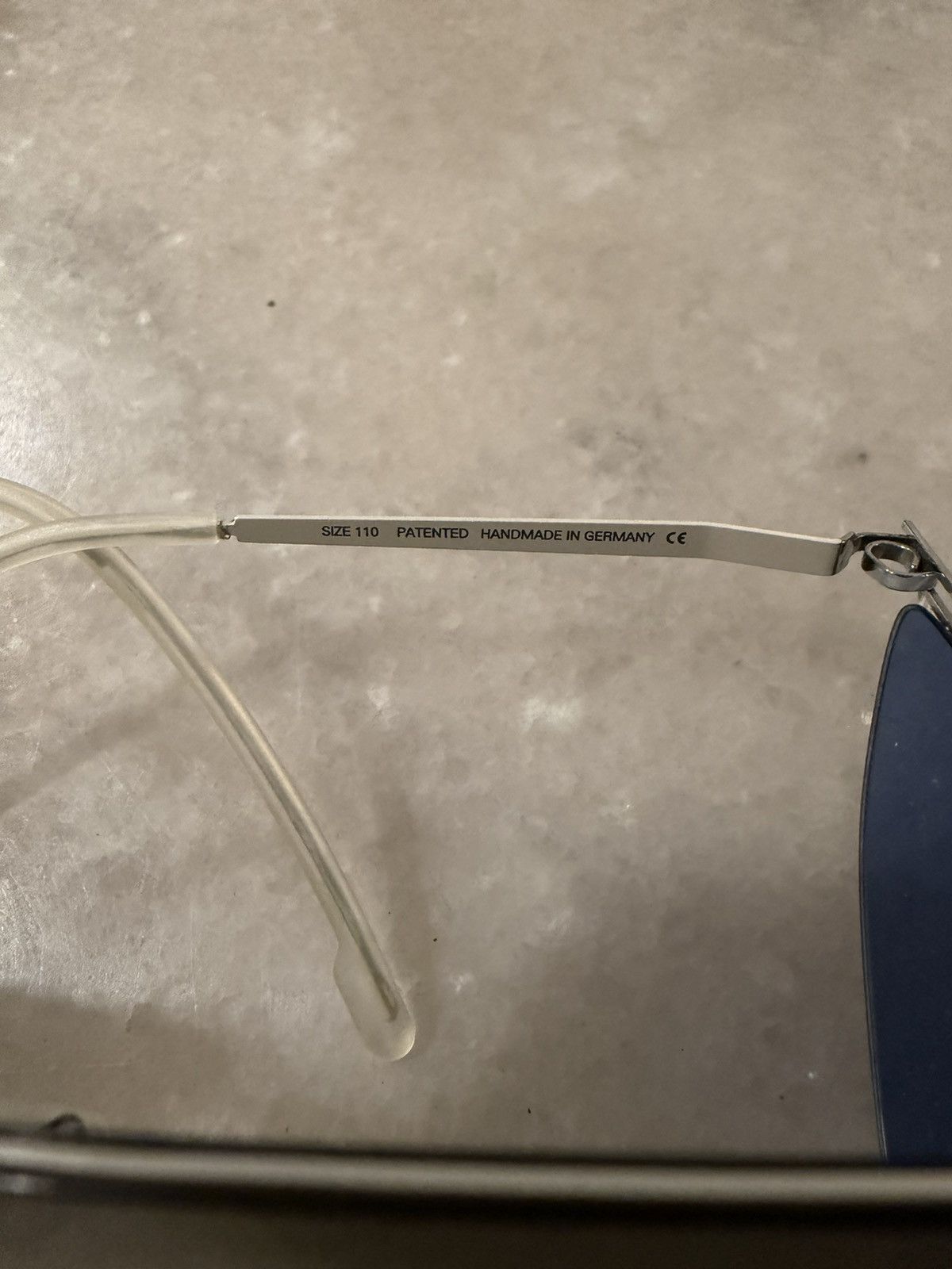 Mykita MYKITA x Helmut Lang HL002 White/Brown/Blue Size ONE SIZE - 5 Thumbnail