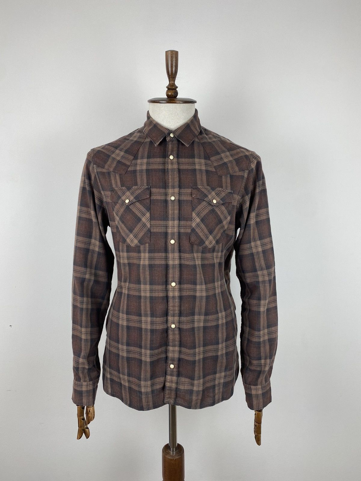 Allsaints Men’s Allsaints Plains Long Sleeve Shirt size L Size US L / EU 52-54 / 3 - 1 Thumbnail