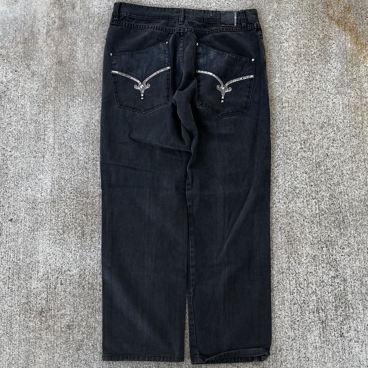 Pelle Pelle Vintage Pelle Pelle Black Jeans 36x34 Skater Urban Size US 36 / EU 52 - 6 Thumbnail