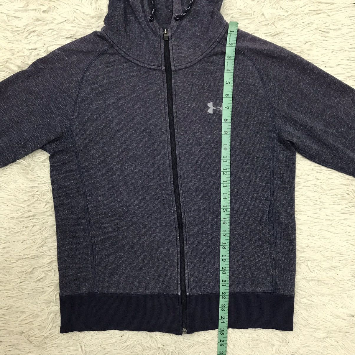 Japanese Brand Under armour zip up pullover sweater hoodie Size US S / EU 44-46 / 1 - 17 Thumbnail