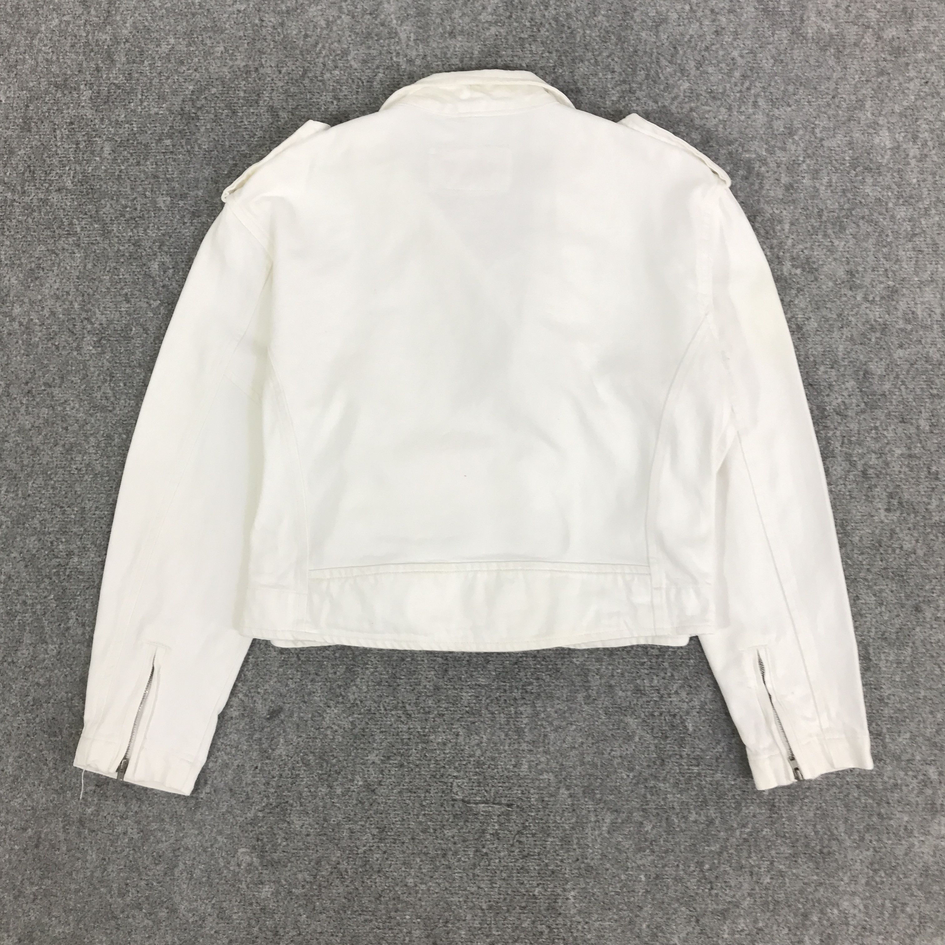 Japanese Brand HOUSTON DENIM DOUBLE COLLAR BIKER STYLE JACKET K78B4 Size US L / EU 52-54 / 3 - 3 Thumbnail