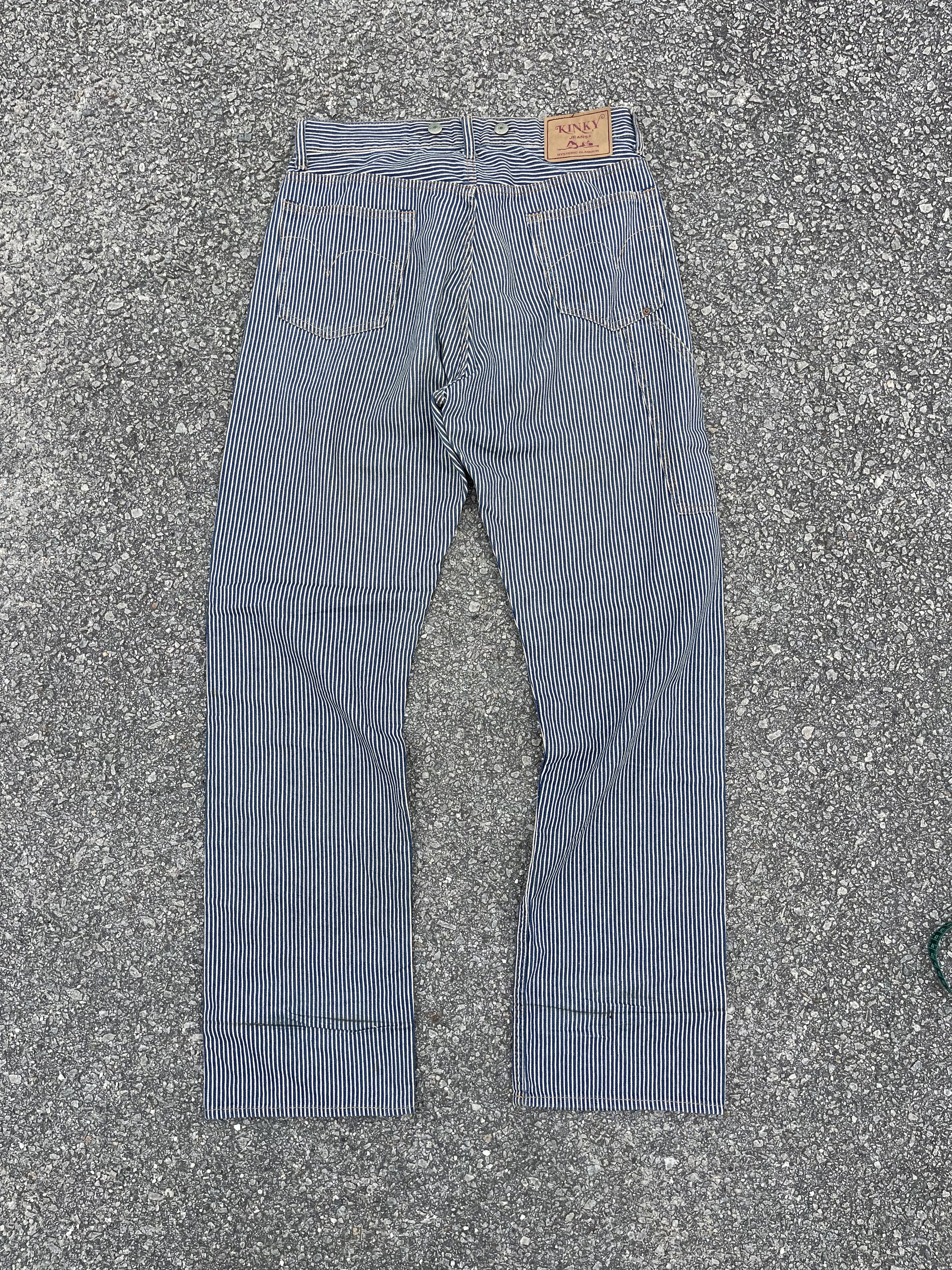 Hysteric Glamour × Vintage Vtg Hysteric Glamour Hickory Workwear Trouser Size US 33 - 17 Thumbnail