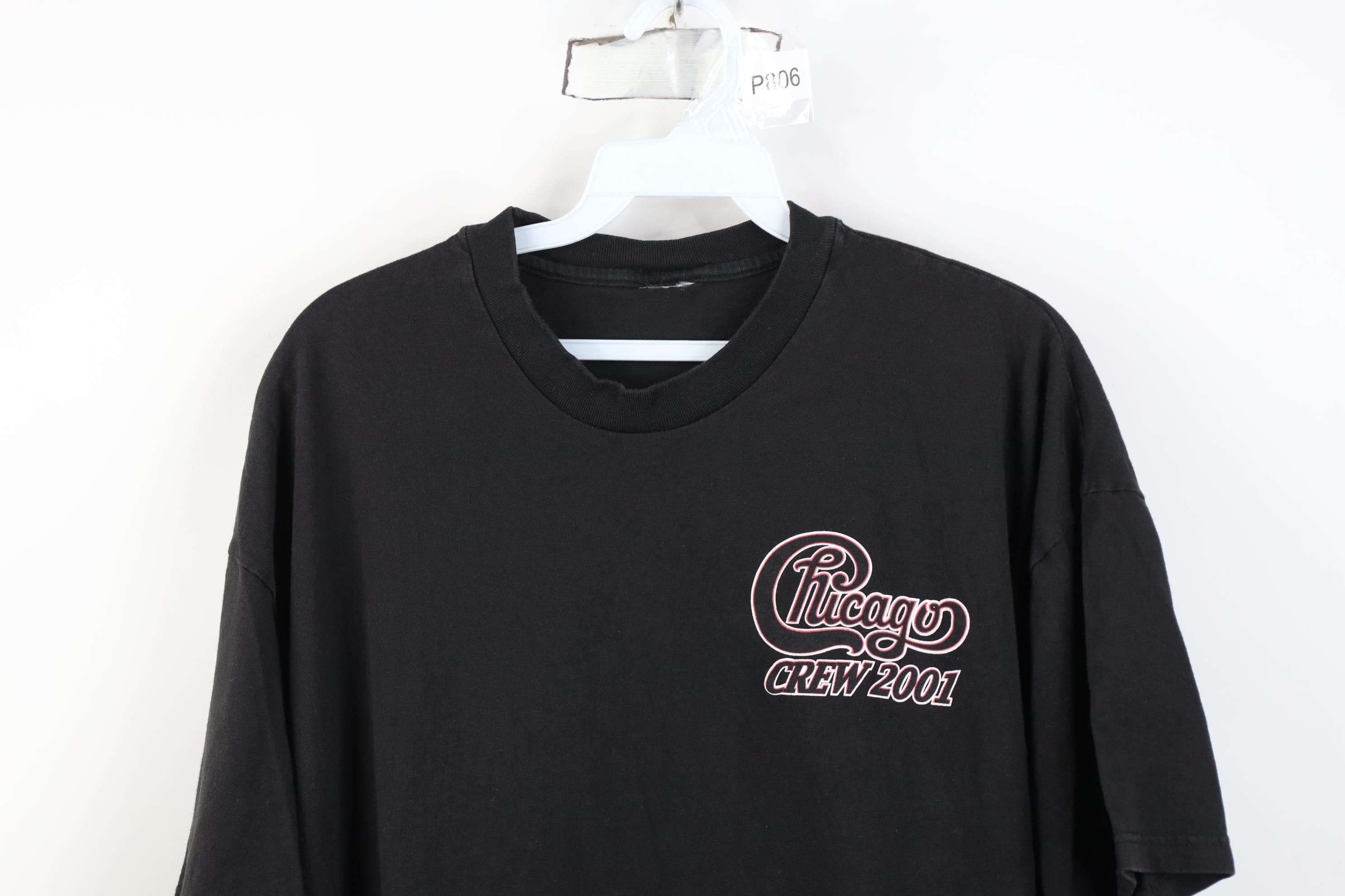 Vintage Vintage Y2K Crew 2001 Chicago Band Short Sleeve T-Shirt Size US L / EU 52-54 / 3 - 2 Thumbnail