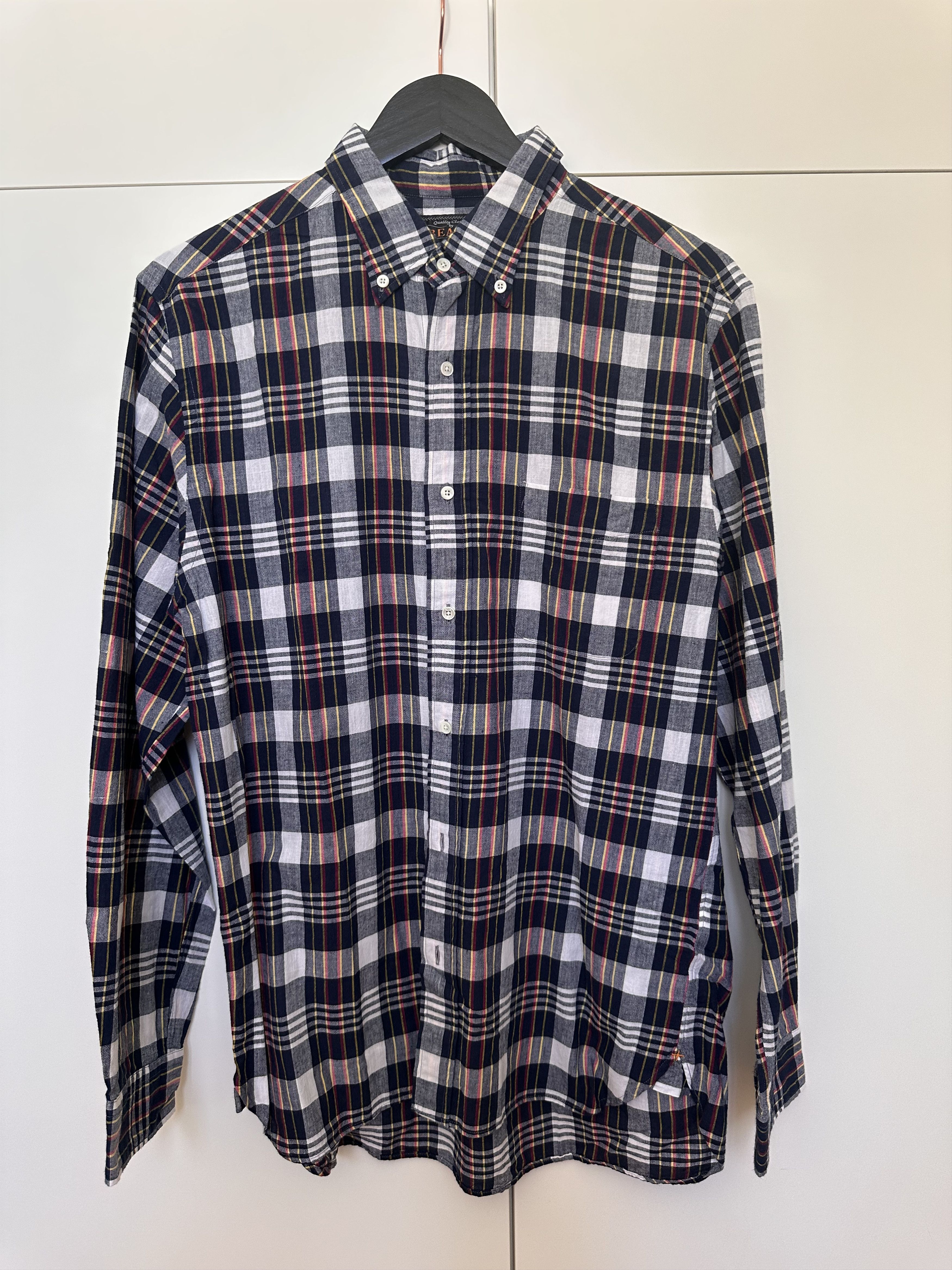 Beams Plus BEAMS Plus Madras Plaid Button-Down Shirt – India Fabric Size US L / EU 52-54 / 3 - 1 Thumbnail