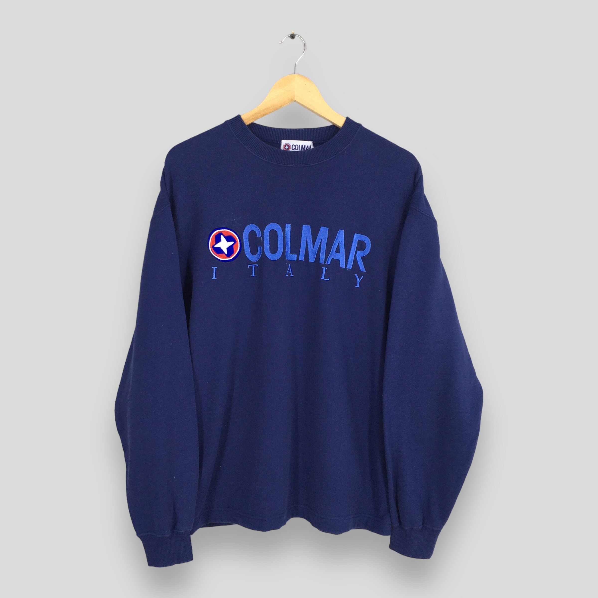 Colmar Vintage Colmar Italy Blue Jumper Large Size US L / EU 52-54 / 3 - 1 Thumbnail