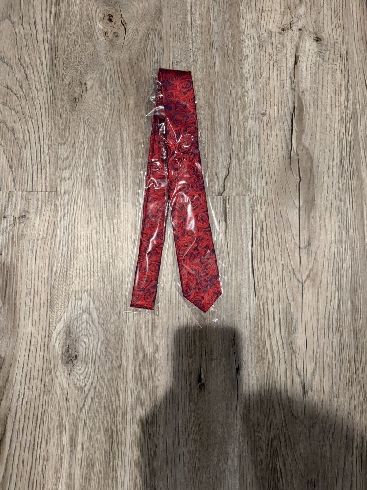 Other Red Floral Neck Tie Size 32 - 1 Thumbnail